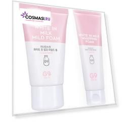 пенка для умывания berrisom g9 white in milk foam
