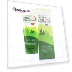 скраб для тела с экстрактом зеленого чая elizavecca greentea salt body scrub