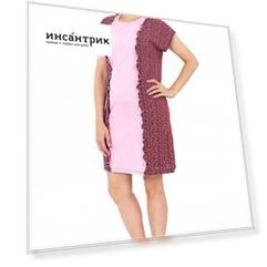 Ночная сорочка Соня (бордовая)