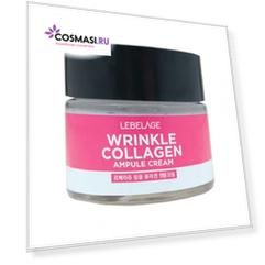 ампульный крем антивозрастной с коллагеном lebelage wrinkle collagen ampule cream