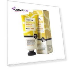 крем для ног смягчающий с экстрактом лимона farmstay lemon intensive moisture foot cream