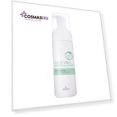 пенка для лица с экстрактом алоэ the skin house aloe vera bubble foam cleanser
