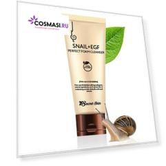 пенка для умывания secret skin snail + egf perfect foam cleanser