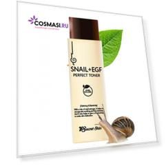 тонер для лица с экстрактом улитки secret skin snail + egf perfect toner