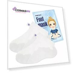 маска для ног с экстрактом орхидеи и меда the orchid skin flower foot mask sheet