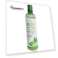 спрей для лица и тела с алое deoproce soothing face & body mist 95%