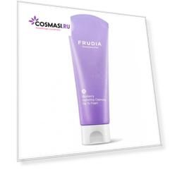 увлажняющая пенка для умывания с черникой frudia blueberry hydrating cleansing gel to foam