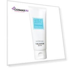 омолаживающая пенка для умывания с лотосом thelavicos suvia pure foam cleanser