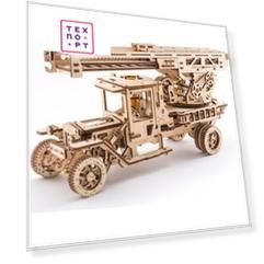 Конструктор 3D-пазл Ugears Пожарная лестница (70022)