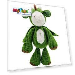 Вязаная  игрушка Niki Toys Дракоша, 40см