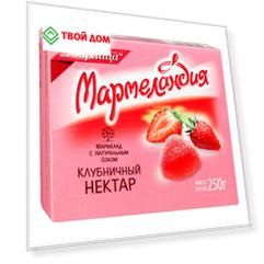 Мармелад Мармеландия Клубничный нектар с натуральным соком 250 г