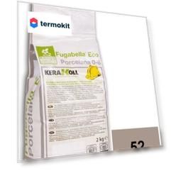 Затирка Kerakoll Fugabella Eco Porcelana цементная 52 Tortora 2кг