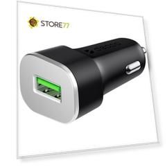 Автомобильное зарядное устройство Deppa USB Quick Charge 3.0 (Черный)