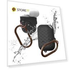 Чехол cиликоновый Elago для AirPods Waterproof Active hang case (Черный)