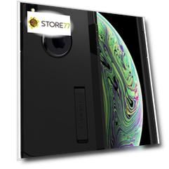 Чехол для Apple iPhone XS Spigen Tough Armor (Черный)