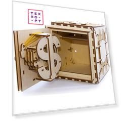 Конструктор 3D-пазл Ugears Сейф (70011)