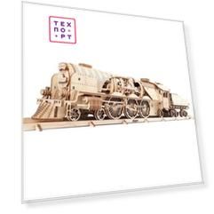 Конструктор Ugears Локомотив с тендером V- Экспресс