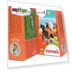Конструктор "Избушка", 37 деталей, BRICKMASTER
