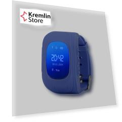 Детские GPS часы трекер Wonlex Q50 Темно Синие
