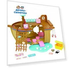Игровой набор Sylvanian Families Детская площадка Сокровища морей