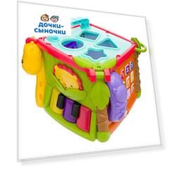 Игровой центр Fisher-Price Большой музыкальный игровой куб, 25 см