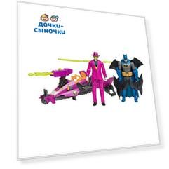 Игровой набор DC Core Бэтмен против Джокера 19 см