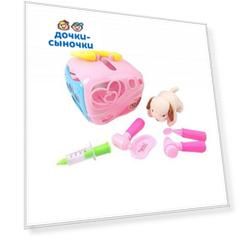 Игровой набор Shantou Gepai Ветеринар с переноской