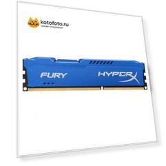 Память DDR3 Kingston 4GB 1600MHz CL10 DIMM HyperX FURY Blue Series (HX316C10F/4)