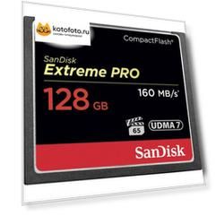 Карта памяти SanDisk Extreme Pro CF 160MB/s 128 GB VPG 65 UDMA 7