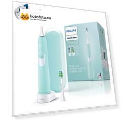Зубная щетка электрическая Philips Sonicare 2 Series HX6212/90 бирюзовый/белый