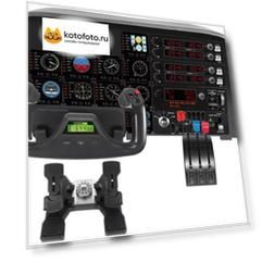 Контроллер Logitech G Flight Switch Panel (945-000012) черный