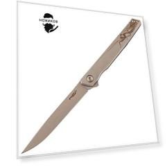 Складной нож N.C.Custom Stylus Богомол, сталь AUS-10, рукоять сталь