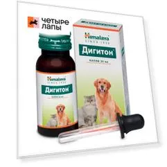 Нimalaya Дигитон капли для профилактики и лечения нарушений пищеварения у собак и кошек 30 мл