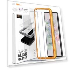 Защитное стекло с установочной рамкой Spigen AlignMaster GLAS.tR для Google Pixel 7 (комплект — 2 шт.)