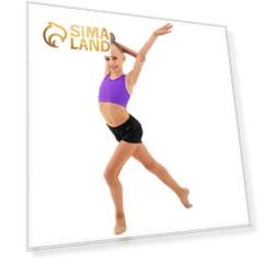 Топ-борцовка Grace Dance, удлинённый, р. 28, цвет фиолетовый