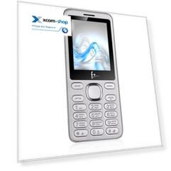 Мобильный телефон Fplus S240 Silver 2SIM, 2.4'' 240х320, 32/32MB, up to 16GB flash, 0.08Mpix, BT, Micro-USB, 1000mAh