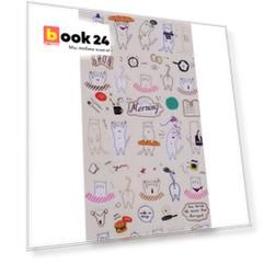 Наклейки коты 2 вида микс, 9,1 х 20 см