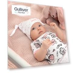 Комплект из 2х футболок с коротким рукавом белый с принтом Gulliver