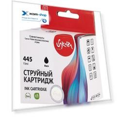 Картридж струйный Sakura 8283B001 (445 Black) SI8283B001 для Canon PIXMA MG2440/2540/2940/iP2840, пигментный тип чернил, черный, 400 к.
