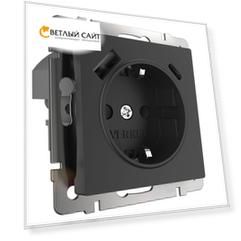 Розетка с быстрой зарядкой USB Type A+С черная Werkel a056275