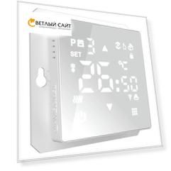 Сенсорный терморегулятор  для теплого пола Умный дом (белый) Werkel a056497