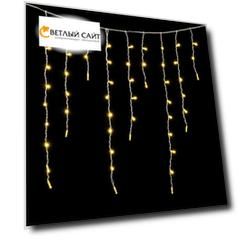 Гирлянда LTC Бахрома с Колпачком 3,2 x 0,9 м Шампань, 180 LED, Провод Белый ПВХ, IP65 02-263