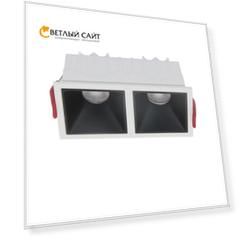 Встраиваемый светильник Maytoni Technical Alfa LED DL043-02-10W4K-D-SQ-WB
