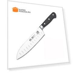 Нож Santoku Premium, 18 см, черный 1461F38 Atlantic Chef