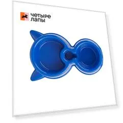Pet Hobby Миска-автопоилка для собак и кошек, 22,5х14 см, синяя