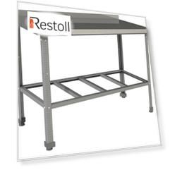 Стол производственный Restoinox СП-13/8-2БРЛ-ЭН 2 борта