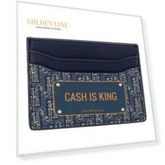 Кожаный кардхолдер CASH IS KING