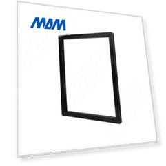 Металлокаркас-рамка для полок 380х350мм черный (RAL 9005, муар) (MF.02.380x350.BLC)