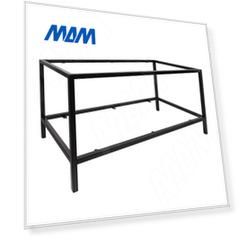 Металлокаркас-стол журнальный 900x450x440мм черный (RAL 9005, муар) (MF.13.900x450x440.BLC)