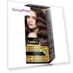 Hair Happiness Крем-краска для волос аммиачная №6.25 перламутровый темно-русый